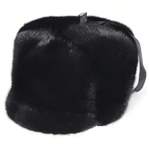 jeepspirit吉普高品质男士貂毛帽子保暖帽子视频