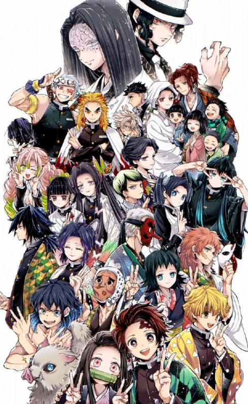 现在是更新到一起攻击鬼舞辻无惨了,到现在九柱已经死了三柱炎柱,虫柱