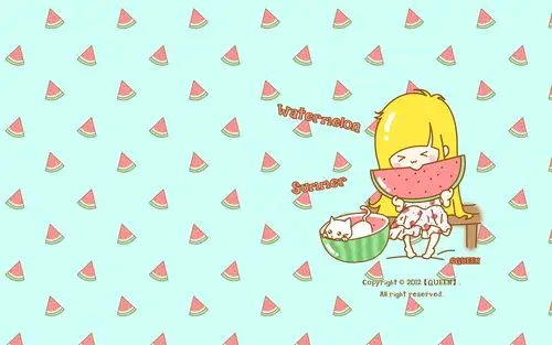 16:10尺寸电脑壁纸.「queen」西瓜妹系列分享