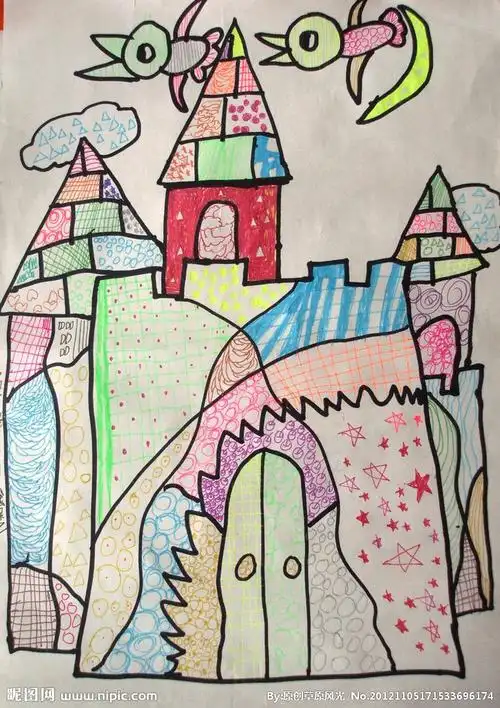 飞过城堡小鸟摄影图__美术绘画_文化艺术_摄影图库_昵图网nipic.com