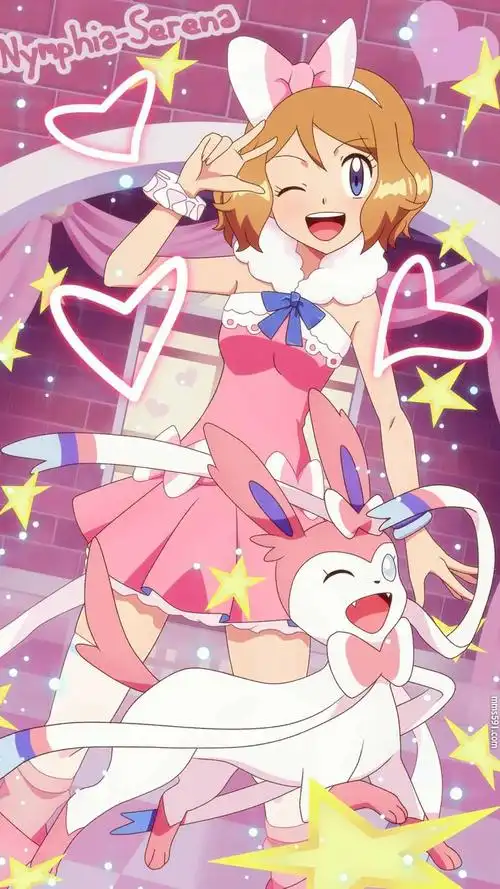 神奇宝贝美女,宝可梦人物莎莉娜serena手机壁纸图片(2)