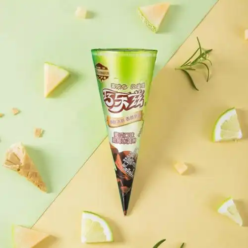 巧克力伊利巧乐兹蜜瓜味脆筒73gx6冰淇淋甜筒脆皮冷饮冰淇淋