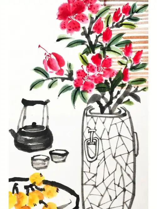 少儿美术培训教程国画步骤图