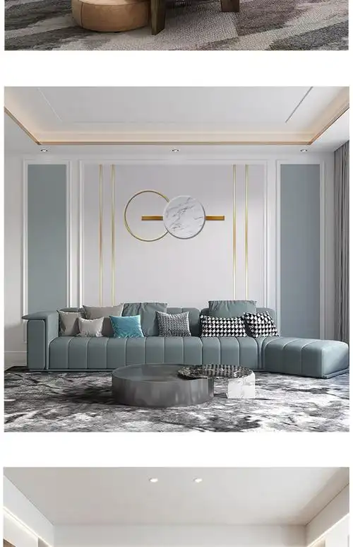 2022年新款电视背景墙壁纸轻奢风客厅壁布沙发影视墙自粘墙纸壁画整张