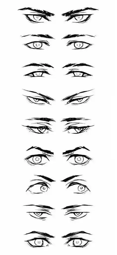 画好动漫人物的眼睛的练手示范