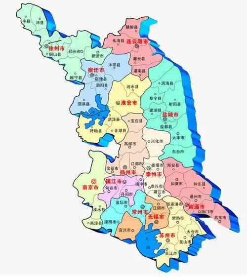 2,江苏都有哪些城市地区