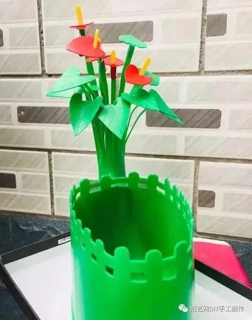 洗衣液瓶子制作用的剪纸画 手工剪纸图片大全简单-普车都