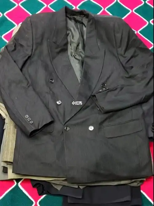 老式双排口西服港风vintage西装