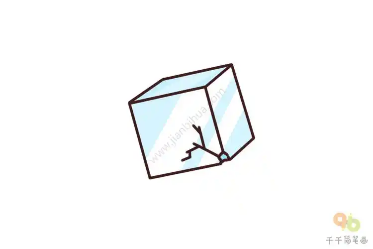 冰块手账素材简笔画