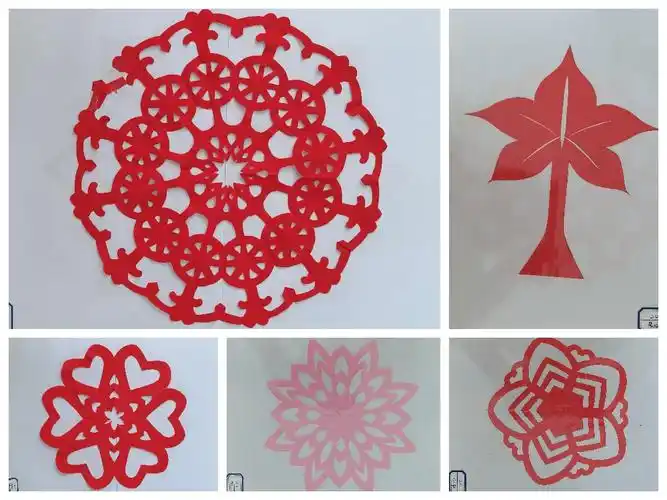 长春市基隆学校学生窗花美术作品展