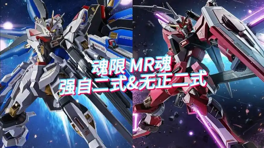 魂限 metal robot魂 强袭自由二式&无限正义二式!各18000日元!