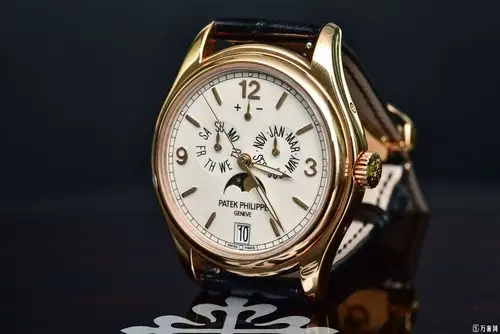 百达翡丽复杂功能计时系列5146r玫瑰金腕表-超清图