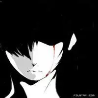 谁有冷漠漫画人物的qq头像,最好是一只眼睛在流血