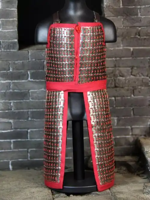 本盒精华散件,手工金属甲,盔甲样式比较考证,属于宋代步人甲里基础款.