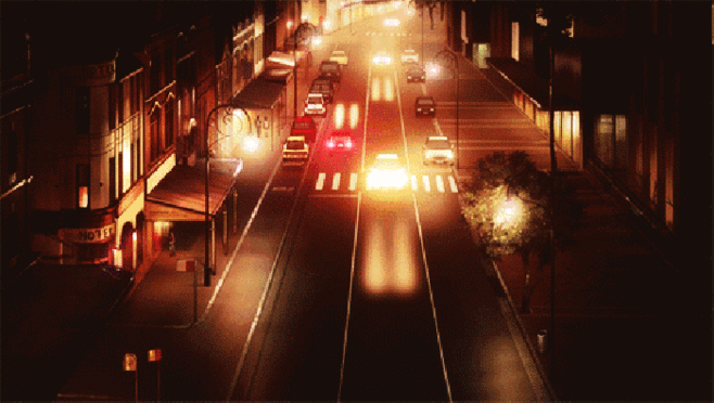 gif 城市 夜