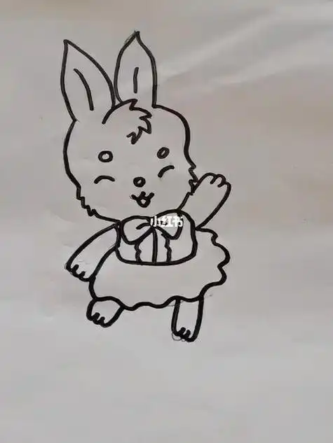 小兔子简笔画