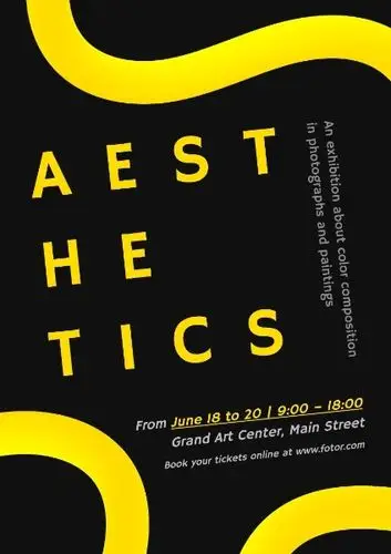 aesthetic art exhibition