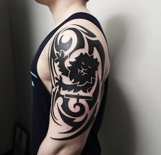 大臂纹身图案大全男生超酷大臂纹身图片2