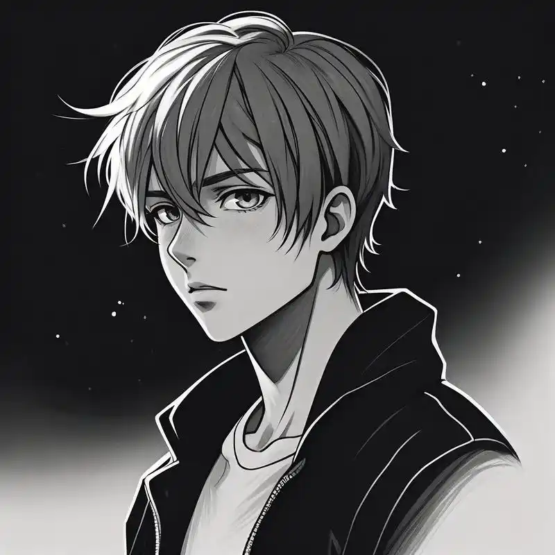 92失恋男生头像,冷酷孤独之美90 经历过失恋的痛苦,他变得更加