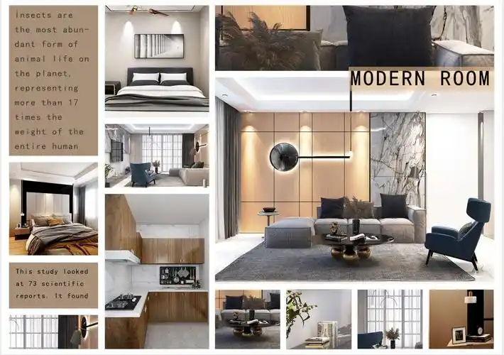 景观,室内设计排版展示