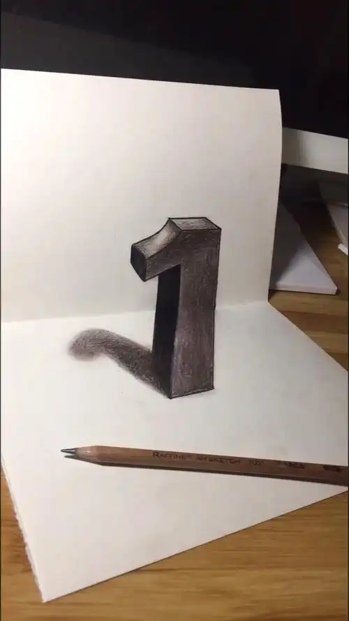 简单3d立体画教程.喜欢点个关注呗