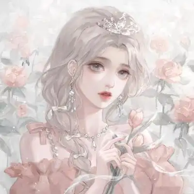 厚涂公主古风系列原创精致风手绘少女头像 dt少女苏酱