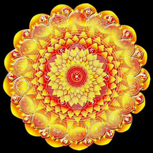 mandala|这是我见过最好看的曼陀罗咒轮合集,太惊艳了!