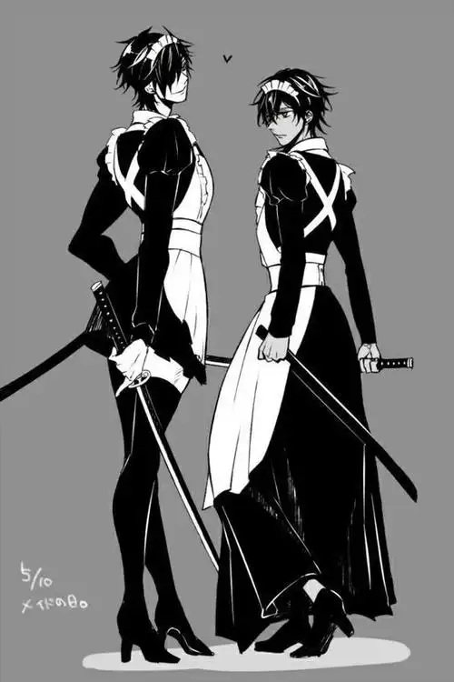 女仆装作为动漫中常见的服饰元素,展现出优雅与可爱并存的魅力