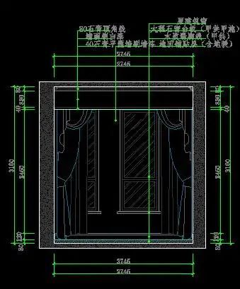 cad窗户立面图怎么画?