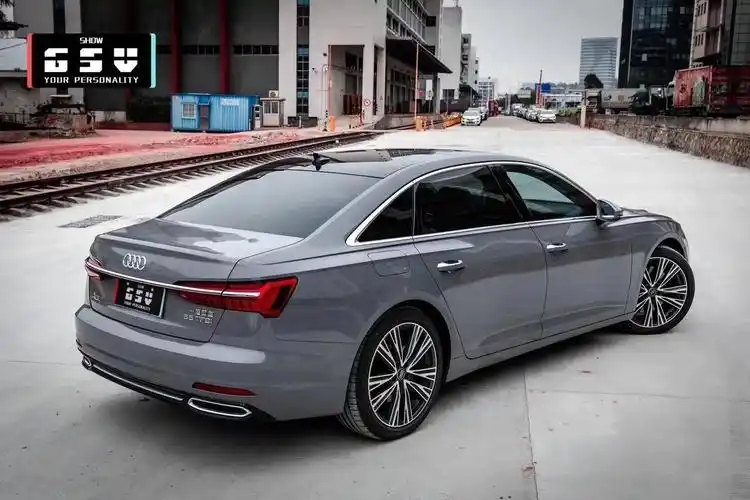沪车会·北上广深#奥迪新款a6l#gsv纳多灰改色膜低调奢