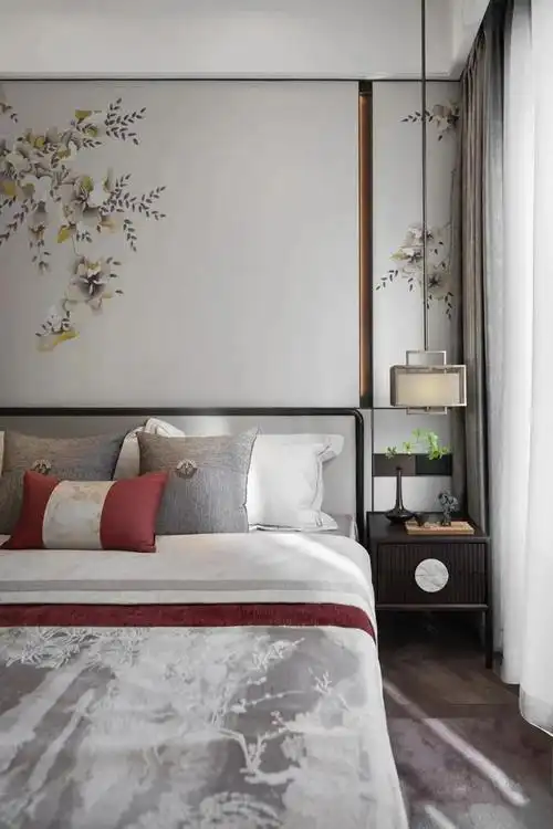 装修案例|124㎡新中式:古风书房设计!