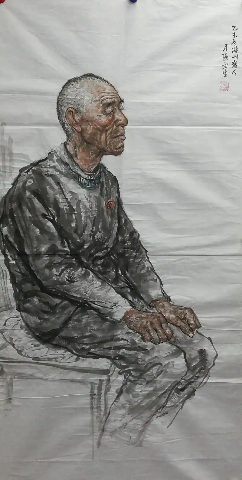 「百度百家」青年画家裴月强 人物画作品赏析