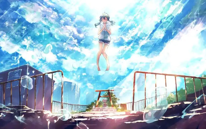 天气之子首发4k60帧amv剪辑小心阳光从你的屏幕里窜出来哦