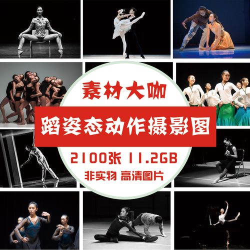 舞蹈姿态姿势动作参考图片素材唯美古典芭蕾民族现代舞态绘画摄影