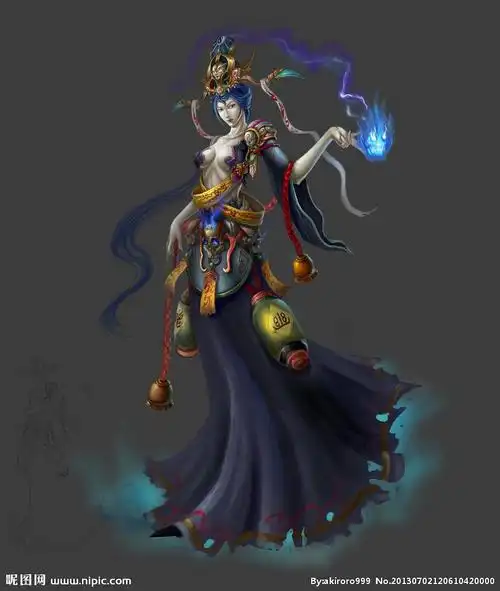 游戏手绘人物图片