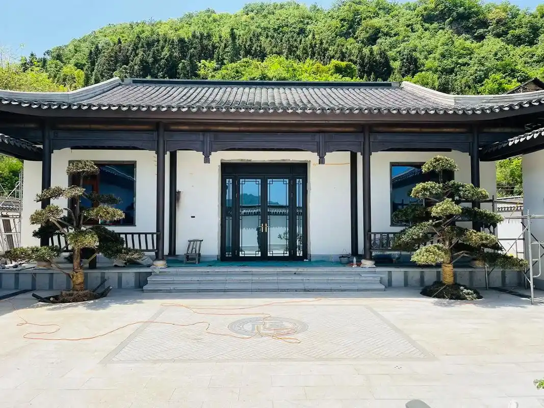 美丽乡村中式庭院 #古建筑之美 #中式别院设计 #古建 # - 抖音