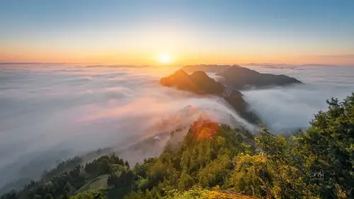 太蓬山.云海日出