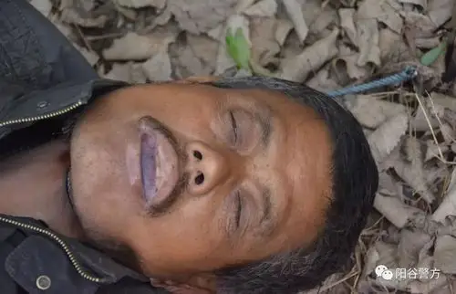 图阳谷这儿发现无名男尸谁认识如有线索请速与警方联系