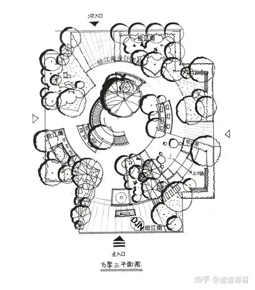 手绘训练│如何画好小尺度景观平面图