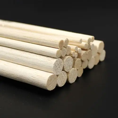 轻木圆木棒 木棍模型材料 diy飞机机翼机身航空模型制作木条配件