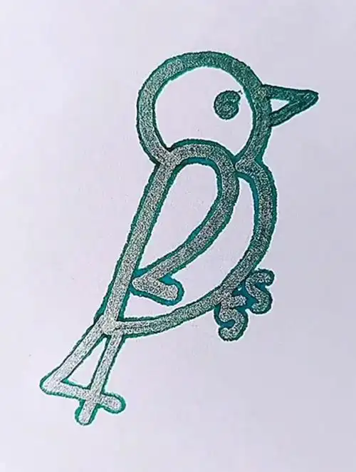 用1234567画小鸟,简单易学简笔画教程