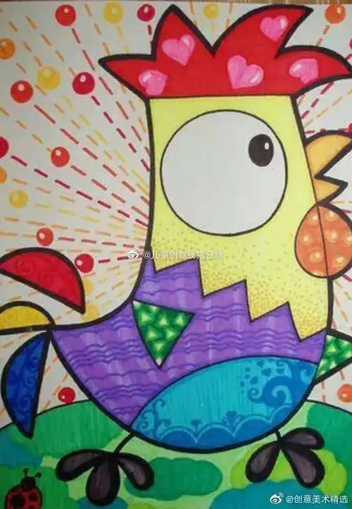 创意美术##儿童画素材##儿童画