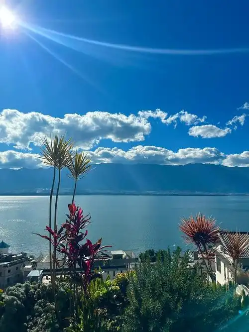 大理的浪漫,洱海占一半.#洱海 #大理旅行vlog 网红s弯 - 抖音