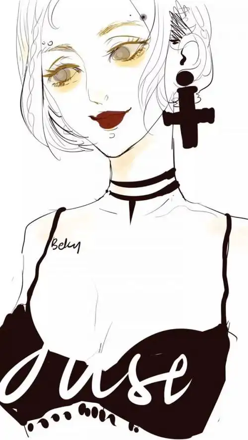 手绘超拽霸气女生动漫图片_动漫图片_我要个性网