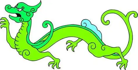 青龙图腾简笔画