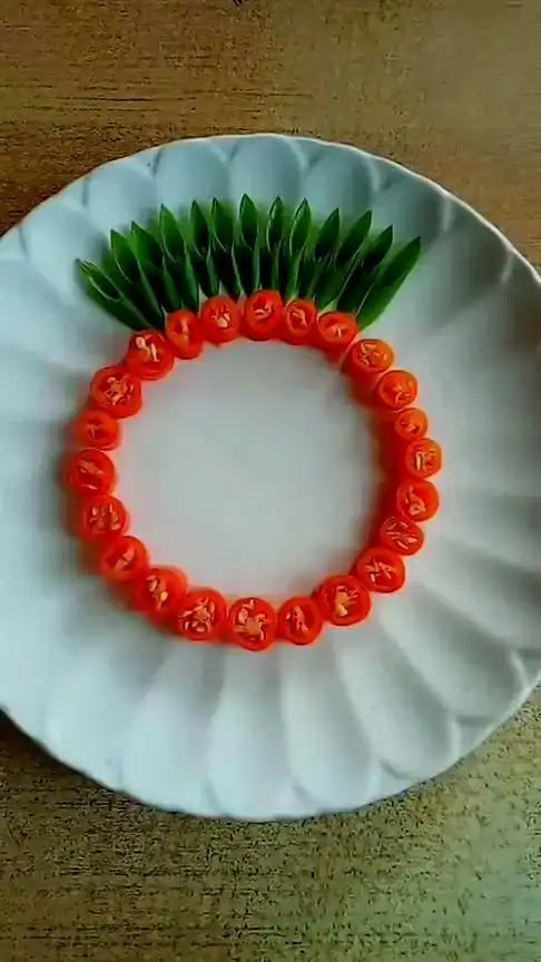 蔬菜这样摆盘,食欲都上来了,家人都说我摆的好