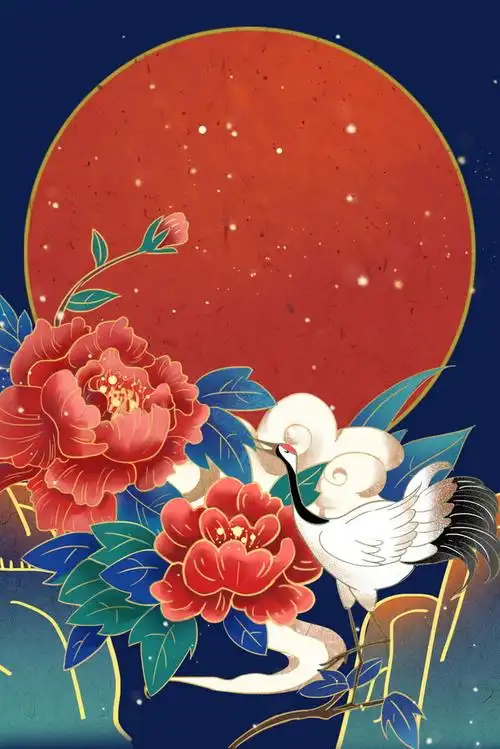 中国风国潮背景