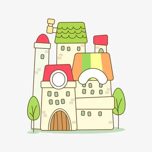 卡通矢量房子免抠素材免费下载_觅元素51yuansu.com