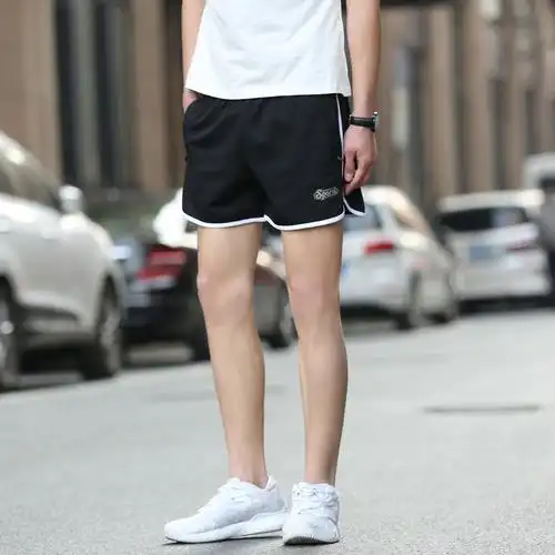 902新款跑步短裤男夏天三分裤宽松速干沙滩裤夏季运动短裤男士休闲大