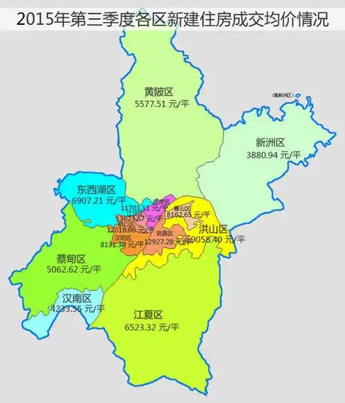 从武汉地图看房价看看你买的起哪里